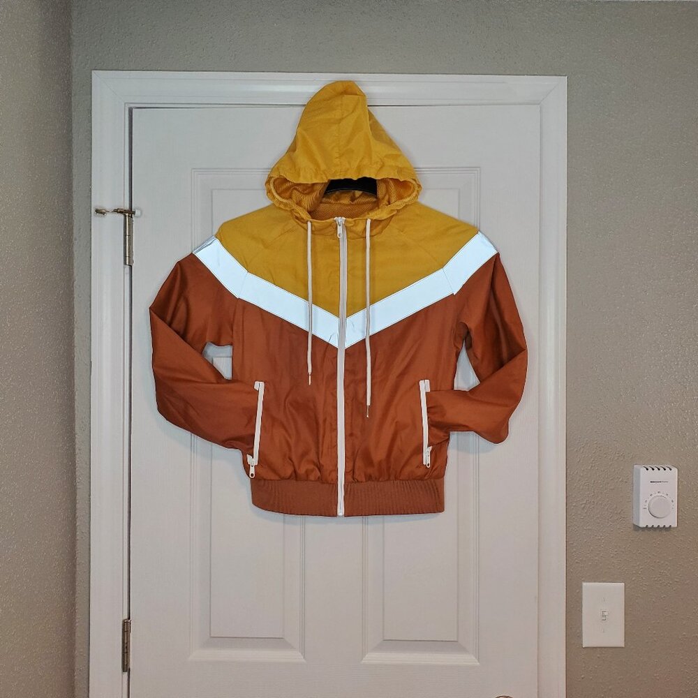 Red Fox Men's Reflective‎ Windbreaker — Small